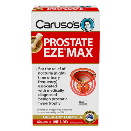 Caruso’s Prostate Eze Max Caps 60 - OhYouLuckyDuck.com.au
