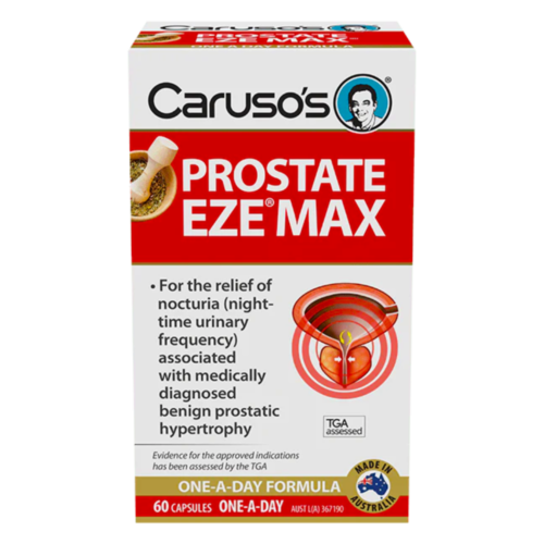 Caruso’s Prostate Eze Max Caps 60 - OhYouLuckyDuck.com.au