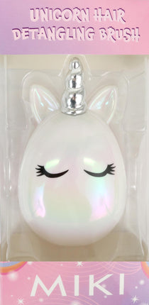 Miki Unicorn Hair Detangling Brush for Kids Wet and Dry Hair