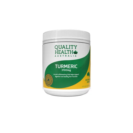 Quality Health Turmeric 3100mg With BioPerine 100 Tablets - OhYouLuckyDuck.com.au