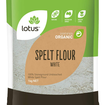 Lotus White Spelt Flour 1KG