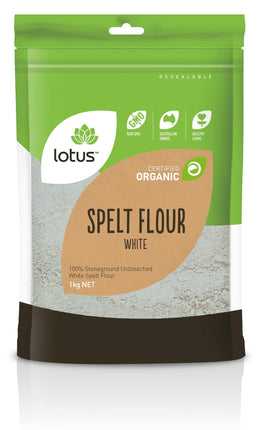 Lotus White Spelt Flour 1KG