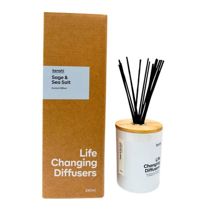 Zumi Kenshi Sage & Sea Salt Scented Diffuser 240mL