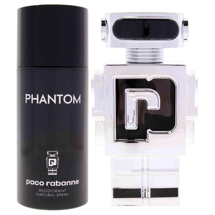 Paco Rabanne Phantom Gift Set 100ml Eau de Toilette 150ML Deo Spray