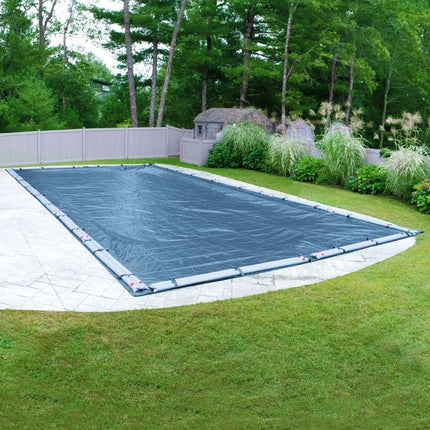Pool Mate Heavy Duty Winter Cover for Inground Swimming Pools Blue 9.14 m x 18.29 m