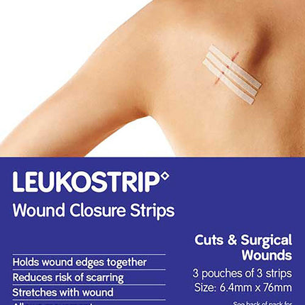 Leukostrip 6.4x76mm 3pk