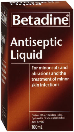 Betadine Antiseptic Solution for First Aid 100ML