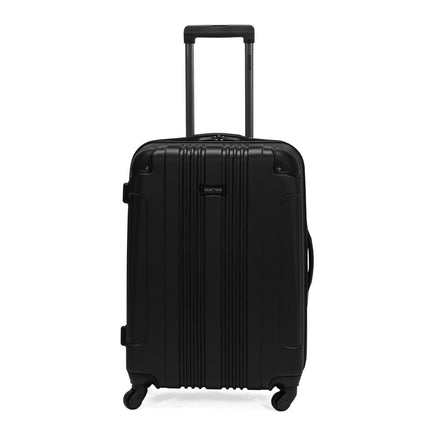 Kenneth Cole Out Of Bounds Hardside Spinner Checked Luggage Midnight Black 61 cm