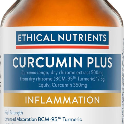 Ethical Nutrients Curcumin Plus Capsules 30 - OhYouLuckyDuck.com.au