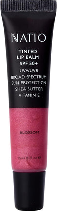 Natio Tinted Lip Balm Spf 50 Plus Blossom 15ML