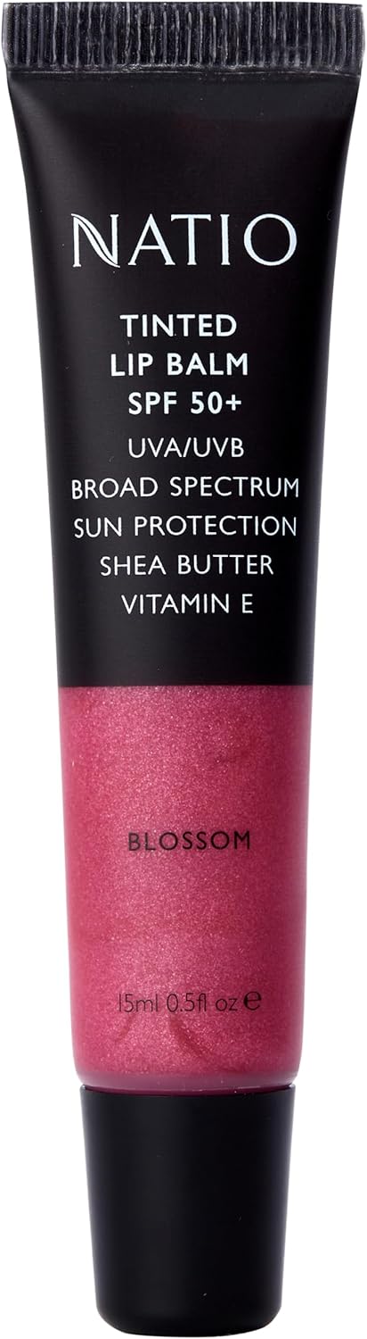 Natio Tinted Lip Balm Spf 50 Plus Blossom 15ML