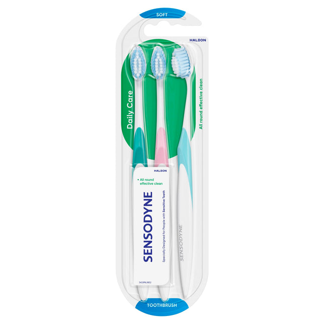 Sensodyne Daily Care Soft Toothbrush 3 Pack