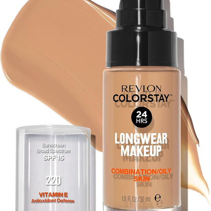 Revlon Colorstay Makeup Foundation For Combination/Oily Skin Natural Beige - OhYouLuckyDuck.com.au