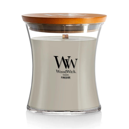 WoodWick Fireside Hourglass Scented Candle 12CM