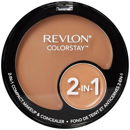 Revlon ColorStay 2 in 1 Compact Makeup and Concealer Natural Beige 12.3G