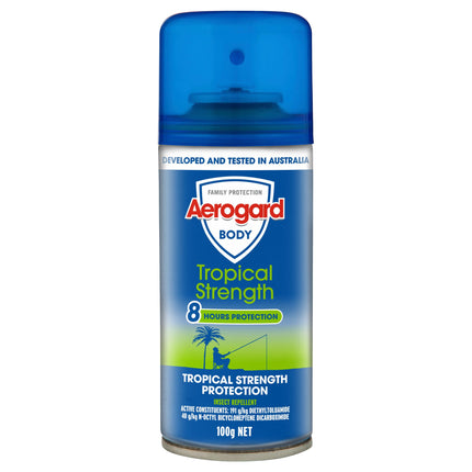 Aerogard Tropical Strength Insect Repellent Aerosol 100G