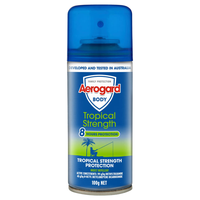 Aerogard Tropical Strength Insect Repellent Aerosol 100G