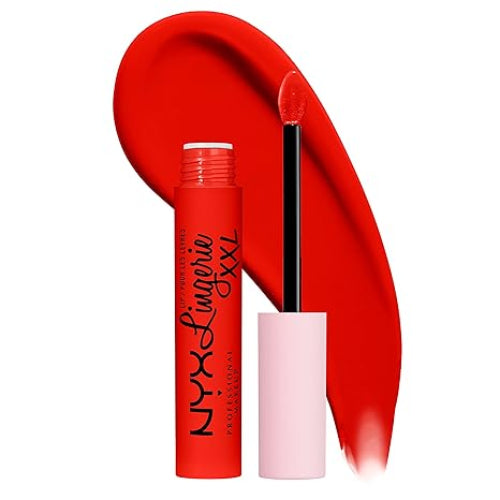 Nyx Professional Makeup Lip Lingerie Xxl Matte Liquid Lipstick On Fuego