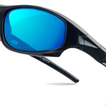 Black Ice Polarised Kids Sunglasses Blue