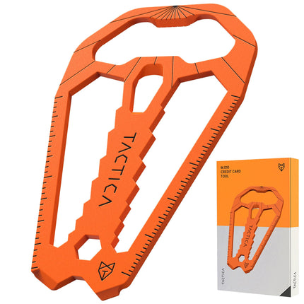Tactica M010 Credit Card Tool Orange