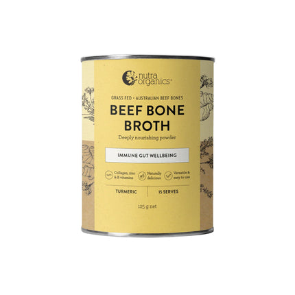 Nutra Organics Bone Broth Beef with Turmeric 125G