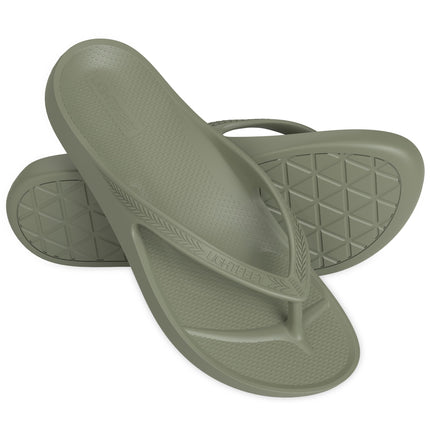 Lightfeet ReVIVE Arch Support Thong Khaki