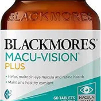 Blackmores Macu Vision Plus for Eye Health and Macula Support 60 Tablets
