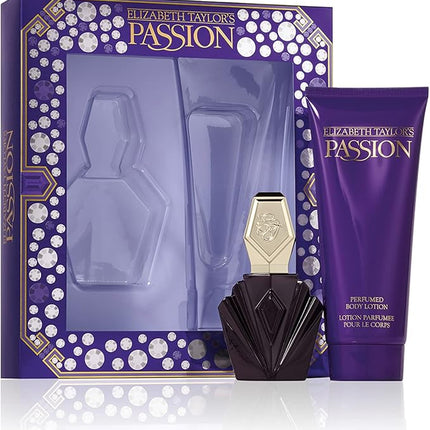 Elizabeth Taylor Ladies Passion EDP 45ML 2 Piece Set Plus Body Lotion 200ML