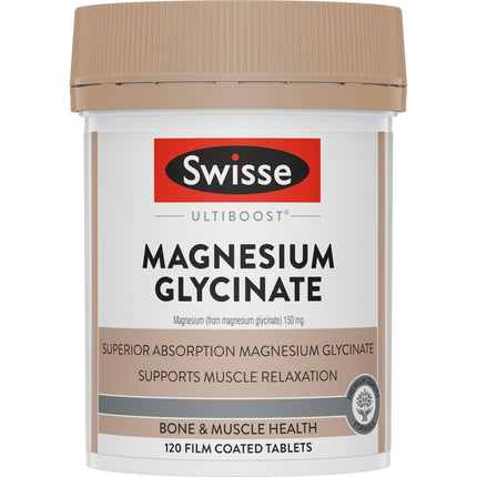 Swisse Ultiboost Magnesium Glycinate Tablets 120