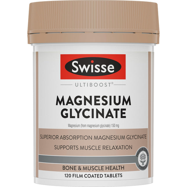 Swisse Ultiboost Magnesium Glycinate Tablets 120