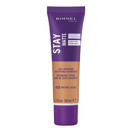 Rimmel Stay Matte Liquid Mousse Foundation 400 Natural Beige 30ML