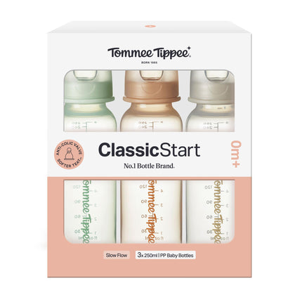 Tommee Tippee Classic Start Bottles 3 Pack