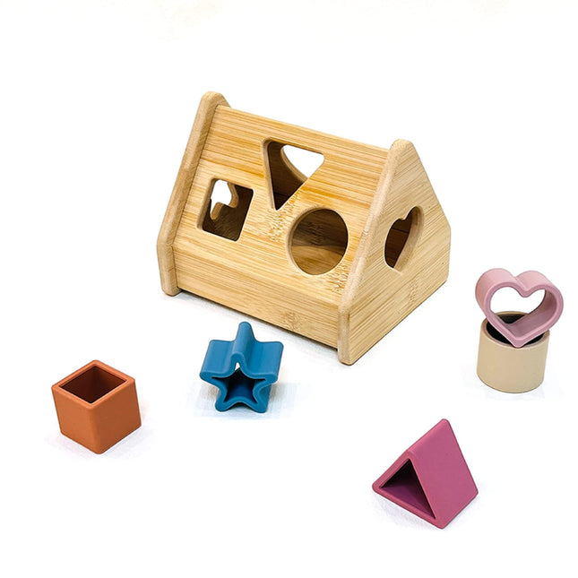 Playette Silicone and Bamboo Play Set 5 Piece