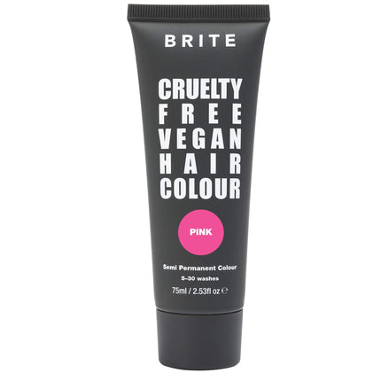 Brite Organix Semi Permanent Hair Colour Pink 75ML