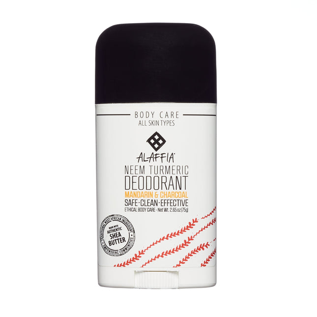 Alaffia Mandarin Charcoal Deodorant 0.075KG