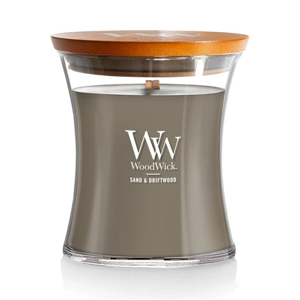 Woodwick Medium Soy Wax Candle Sand And Driftwood 12CM