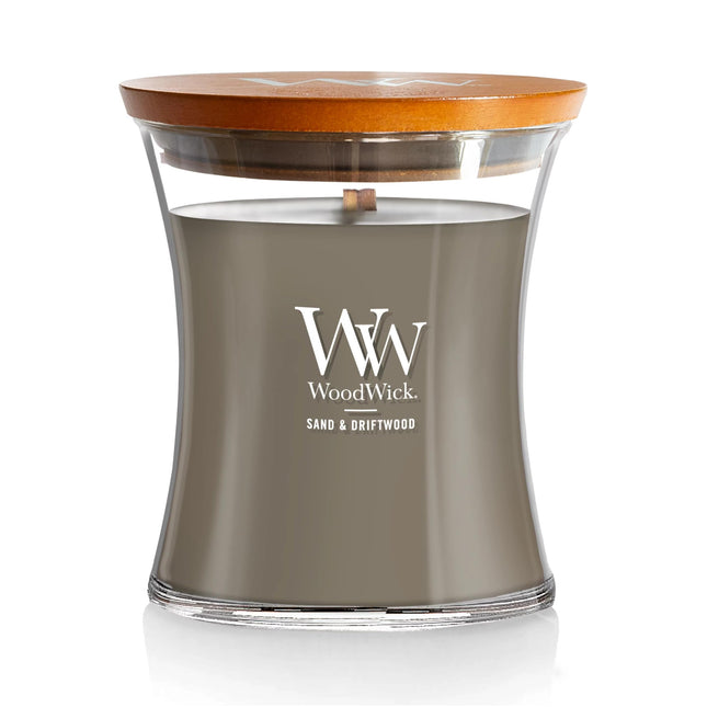 Woodwick Medium Soy Wax Candle Sand And Driftwood 12CM