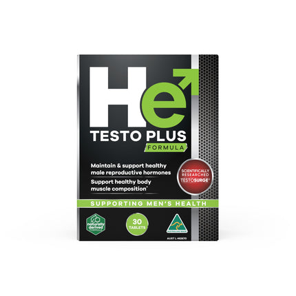 He Testo Plus Formula 30 TabletsHe Testo Plus Tablets for Men 30 Tabs