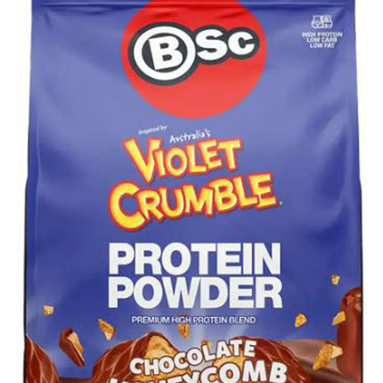 Body Science Bsc Violet Crumble Protein Powder Chocolate Honeycomb 400G