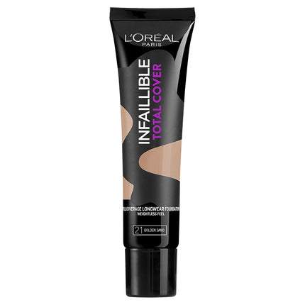 L'OrÃ©al Infallible Total Cover Full Coverage Longwear Foundation 21 Golden Sand 30ML