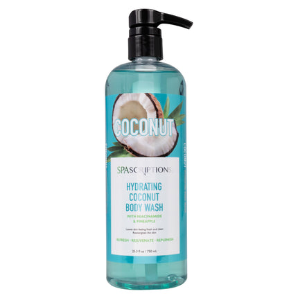 SpaScriptions Coconut Hydrating Body Wash 750ML