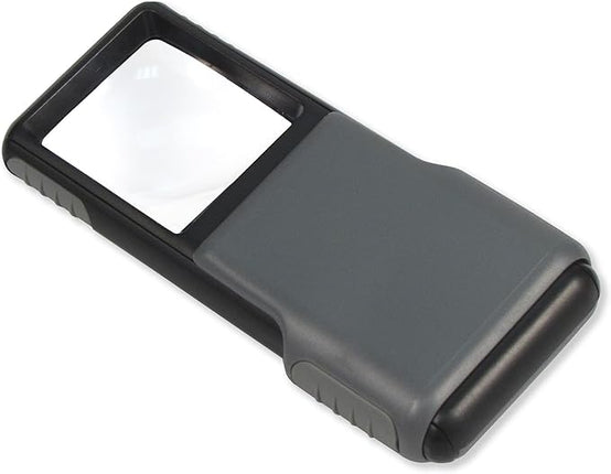 Carson MiniBrite LED Lighted Slide Out Aspheric Magnifier with Protective Sleeve