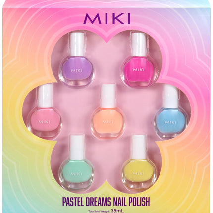 MIKI Pastel Dreams Nail Polish 15mL 7 Pieces