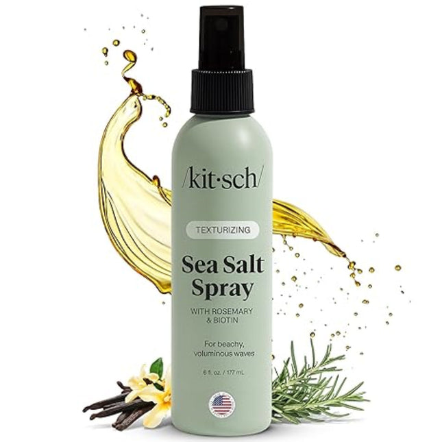 Kitsch Texturizing Sea Salt Spray for Effortless Beachy Waves and Volume 177ML
