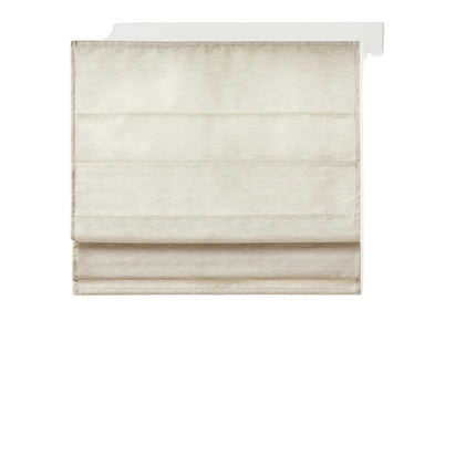 Madison Park Galen Cordless Roman Shade Ivory Fabric Privacy Darkening Window Blind 34 x 64 Inches