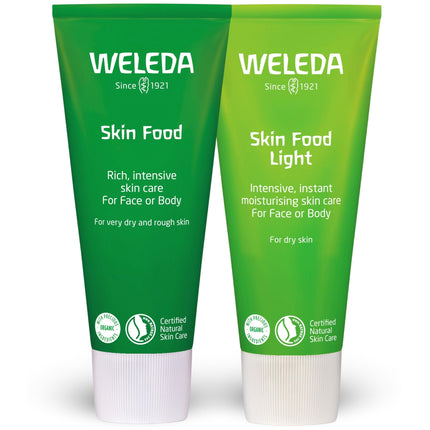 Weelda Skin Food Lover Pack for Dry and Rough Skin 2 x 75ML