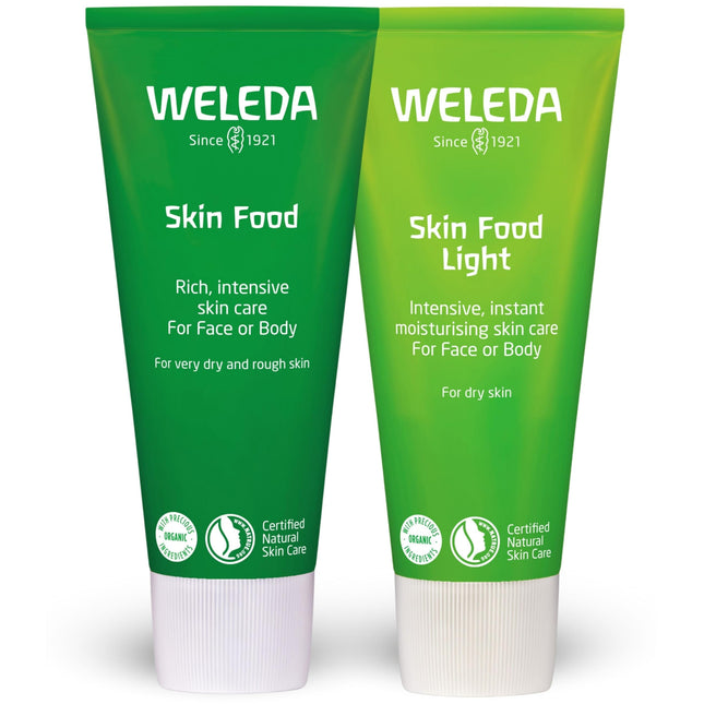 Weelda Skin Food Lover Pack for Dry and Rough Skin 2 x 75ML