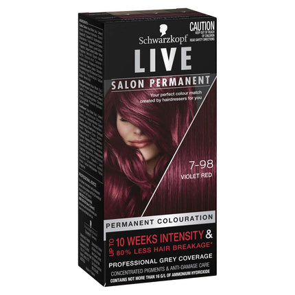 Scw Live Salon Perm 7.98 Violet Red