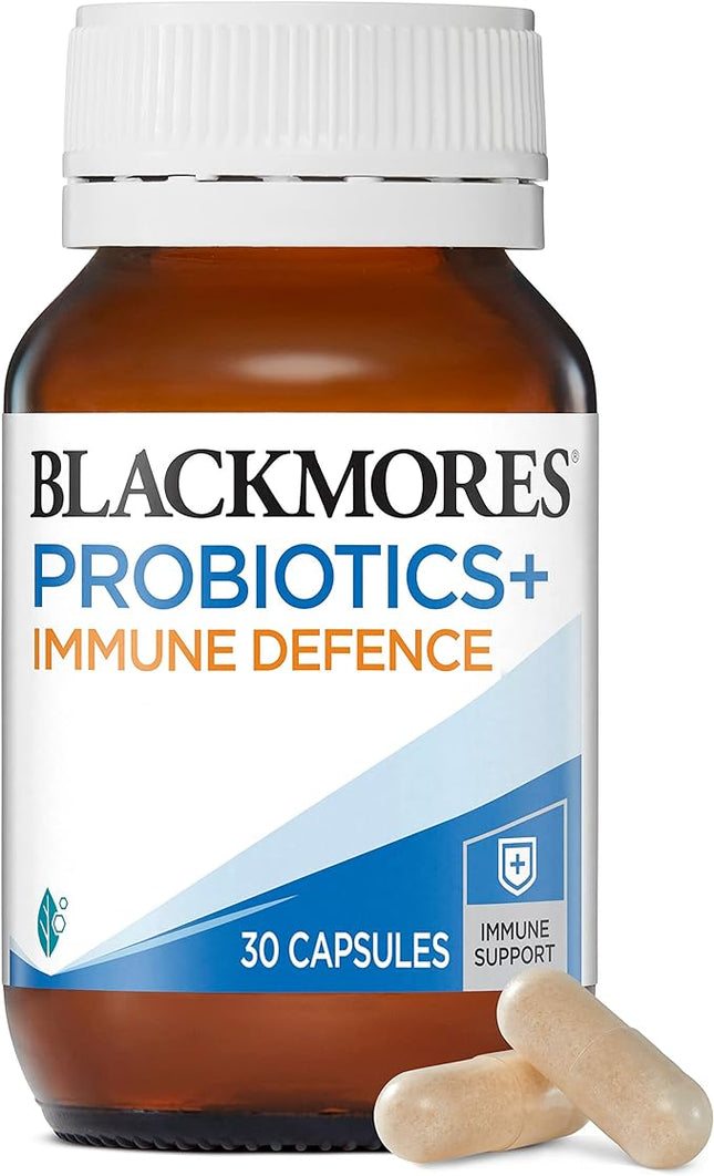 Blackmores Probiotics + Immune Defence Caps 30 - OhYouLuckyDuck.com.au