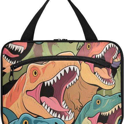 Voucong Dinosaur Cartoon Waterproof Hanging Toiletry Bag With Hook 404G